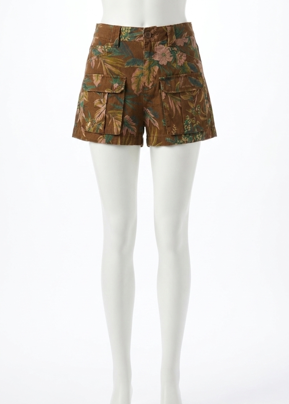 NEW SANCTUARY rush army short with cargo pocket in vintage ivy